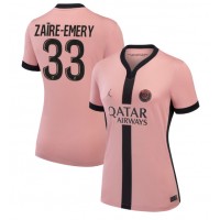 Paris Saint-Germain Warren Zaire-Emery #33 Tredje Tröja Dam 2024-25 Kortärmad